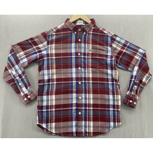 Columbia Shirt Men's Sz LRG Button Down Plaid Long Sleeves Collar Buttons Pocket